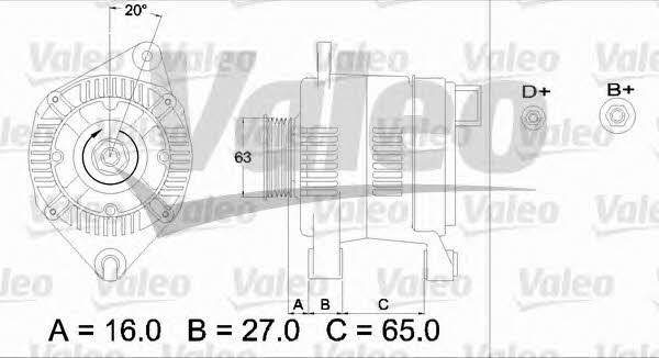 Купити Valeo 436475 за низькою ціною в Україні!
