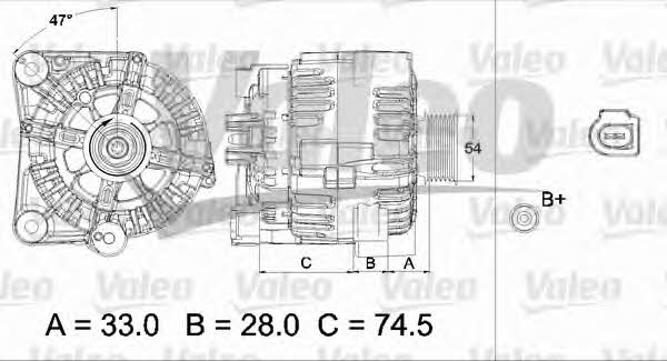 Valeo Генератор – ціна [object Object] UAH