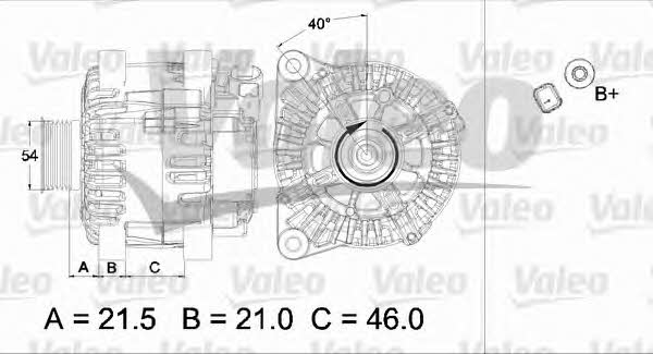 Купити Valeo 437457 за низькою ціною в Україні!