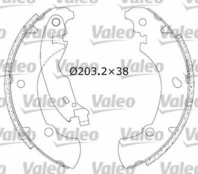 Valeo 554740 Колодки гальмівні барабанні, комплект 554740: Купити в Україні - Добра ціна на EXIST.UA!