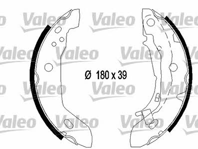 Valeo 554755 Колодки гальмівні барабанні, комплект 554755: Купити в Україні - Добра ціна на EXIST.UA!