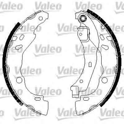 Valeo 554805 Колодки гальмівні барабанні, комплект 554805: Купити в Україні - Добра ціна на EXIST.UA!