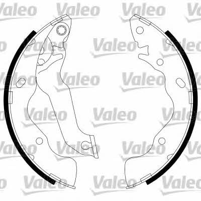 Valeo 554876 Колодки гальмівні барабанні, комплект 554876: Купити в Україні - Добра ціна на EXIST.UA!