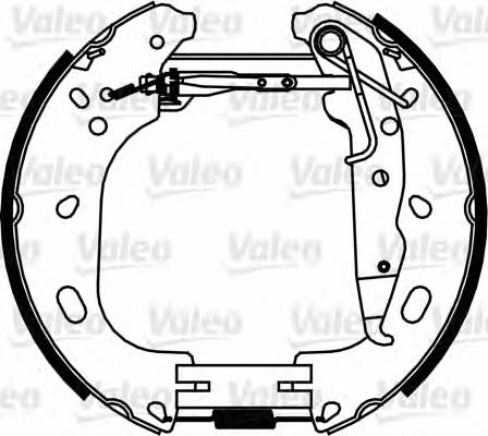 Valeo 554898 Колодки гальмівні барабанні, комплект 554898: Купити в Україні - Добра ціна на EXIST.UA!