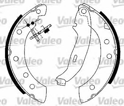 Valeo 562581 Колодки гальмівні барабанні, комплект 562581: Купити в Україні - Добра ціна на EXIST.UA!