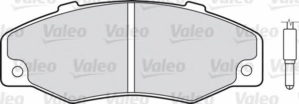 Valeo 540126 Гальмівні колодки, комплект 540126: Купити в Україні - Добра ціна на EXIST.UA!