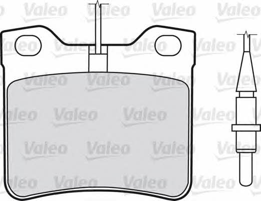 Valeo 540429 Гальмівні колодки, комплект 540429: Купити в Україні - Добра ціна на EXIST.UA!