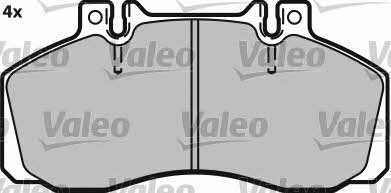 Гальмівні колодки, комплект Valeo 541655