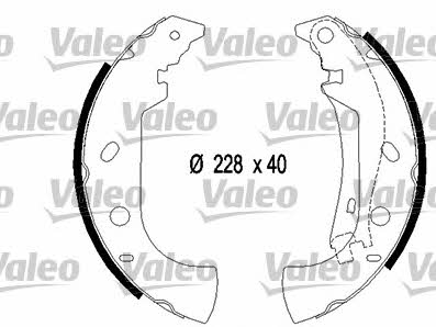 Valeo 553867 Колодки гальмівні барабанні, комплект 553867: Купити в Україні - Добра ціна на EXIST.UA!