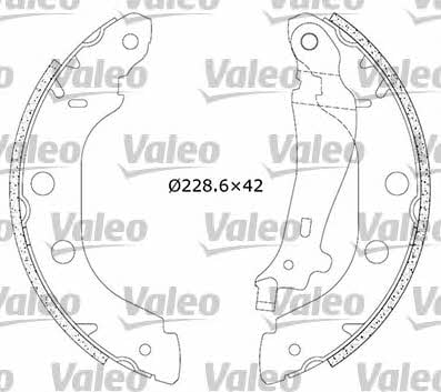 Valeo 554639 Колодки гальмівні барабанні, комплект 554639: Приваблива ціна - Купити в Україні на EXIST.UA!
