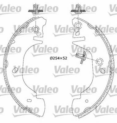 Valeo 554719 Колодки гальмівні барабанні, комплект 554719: Купити в Україні - Добра ціна на EXIST.UA!