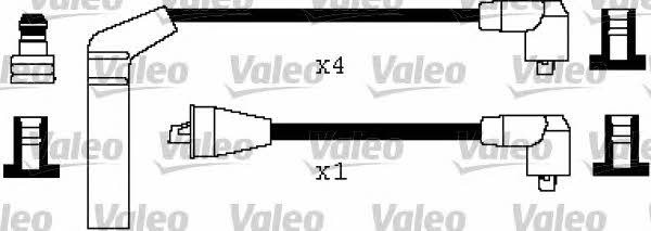346481 Valeo Провода высоковольтные, комплект