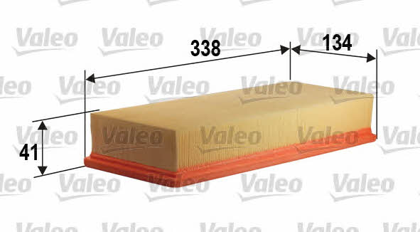 Valeo 585216 Повітряний фільтр 585216: Купити в Україні - Добра ціна на EXIST.UA!