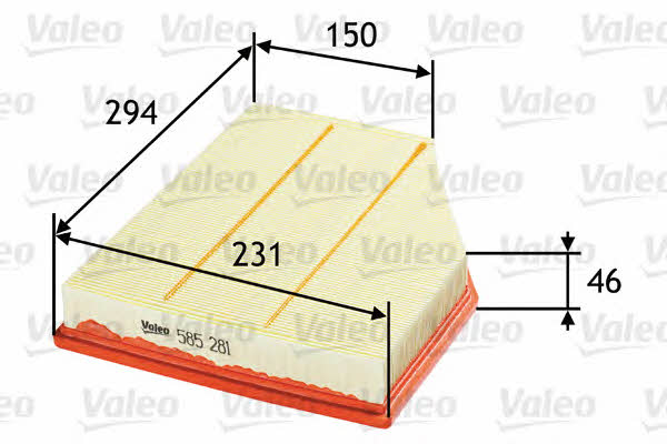 Купить Valeo 585281 по низкой цене в Украине!