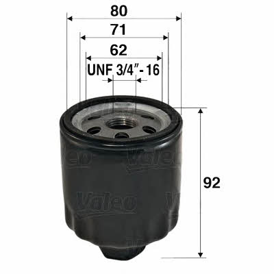Valeo 586009 Фільтр масляний 586009: Купити в Україні - Добра ціна на EXIST.UA!
