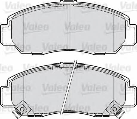 Valeo 598887 Гальмівні колодки, комплект 598887: Купити в Україні - Добра ціна на EXIST.UA!
