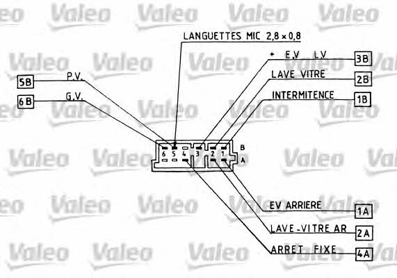 Valeo 251225 Выключатель на колонке рулевого управления 251225: Купити в Україні - Добра ціна на EXIST.UA!