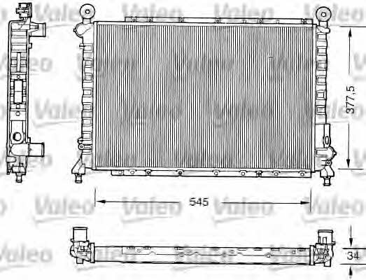 Valeo 731559 Радіатор охолодження двигуна 731559: Купити в Україні - Добра ціна на EXIST.UA!