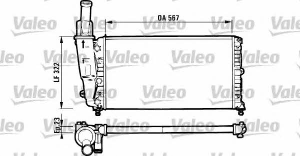 Valeo 731562 Радіатор охолодження двигуна 731562: Купити в Україні - Добра ціна на EXIST.UA!