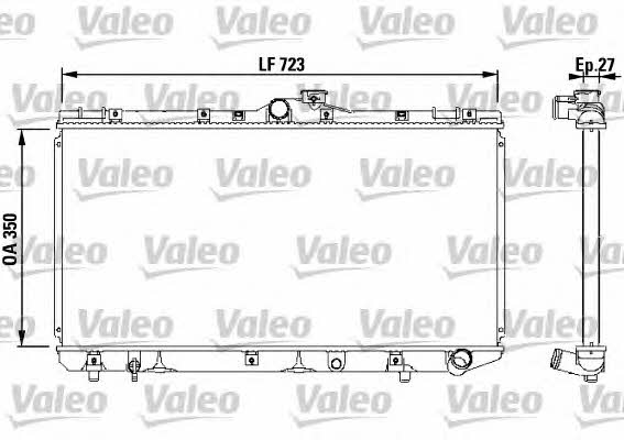 Valeo 731568 Радіатор охолодження двигуна 731568: Купити в Україні - Добра ціна на EXIST.UA!