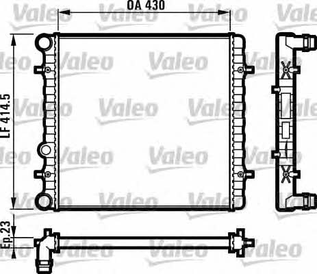 Valeo 731607 Радіатор охолодження двигуна 731607: Купити в Україні - Добра ціна на EXIST.UA!