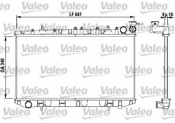 Valeo 731659 Радіатор охолодження двигуна 731659: Купити в Україні - Добра ціна на EXIST.UA!