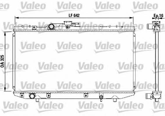 Valeo 731714 Радіатор охолодження двигуна 731714: Приваблива ціна - Купити в Україні на EXIST.UA!