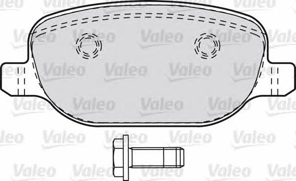 Valeo 601029 Гальмівні колодки, комплект 601029: Купити в Україні - Добра ціна на EXIST.UA!