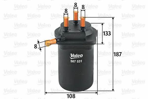 Купить Valeo 587531 по низкой цене в Украине!