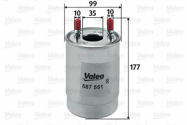 Купити Valeo 587551 за низькою ціною в Україні!