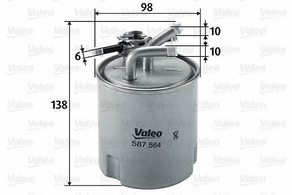Купить Valeo 587564 по низкой цене в Украине!