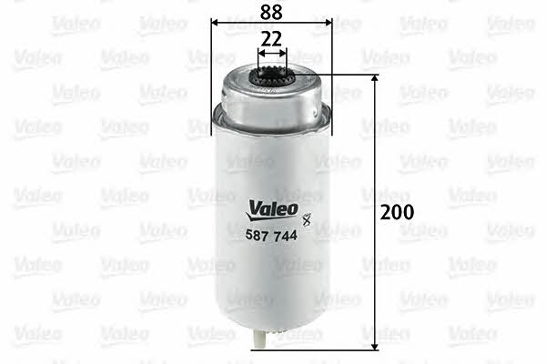 Купити Valeo 587744 за низькою ціною в Україні!