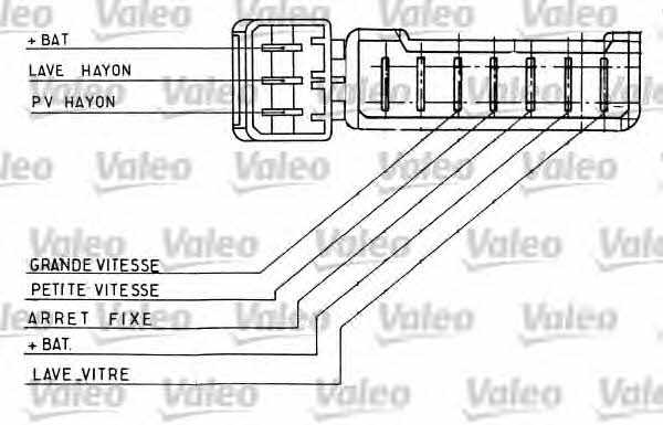 Valeo 251329 Выключатель на колонке рулевого управления 251329: Купити в Україні - Добра ціна на EXIST.UA!