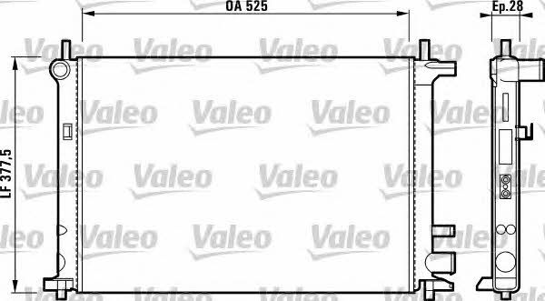 Valeo 731736 Радіатор охолодження двигуна 731736: Купити в Україні - Добра ціна на EXIST.UA!