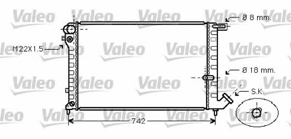 Valeo 731752 Радіатор охолодження двигуна 731752: Приваблива ціна - Купити в Україні на EXIST.UA!