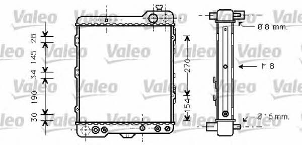 Valeo 731760 Радіатор охолодження двигуна 731760: Купити в Україні - Добра ціна на EXIST.UA!