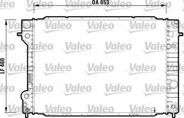 Valeo 731843 Радіатор охолодження двигуна 731843: Приваблива ціна - Купити в Україні на EXIST.UA!