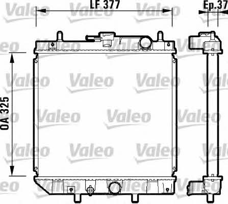 Valeo 731857 Радіатор охолодження двигуна 731857: Купити в Україні - Добра ціна на EXIST.UA!