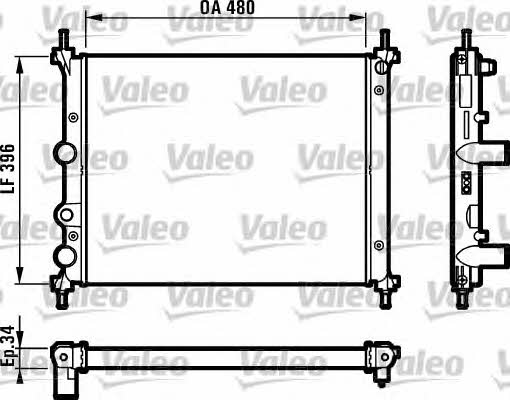 Valeo 731981 Радіатор охолодження двигуна 731981: Купити в Україні - Добра ціна на EXIST.UA!