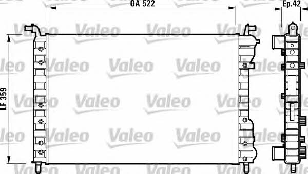 Valeo 732005 Радіатор охолодження двигуна 732005: Купити в Україні - Добра ціна на EXIST.UA!