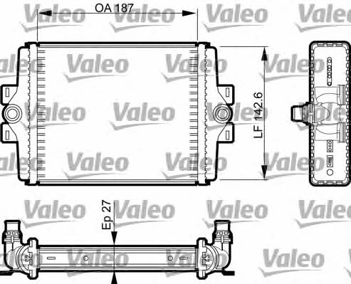 Valeo 735494 Радіатор охолодження двигуна 735494: Приваблива ціна - Купити в Україні на EXIST.UA!