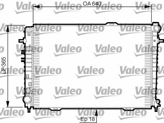Valeo 735500 Радіатор охолодження двигуна 735500: Купити в Україні - Добра ціна на EXIST.UA!