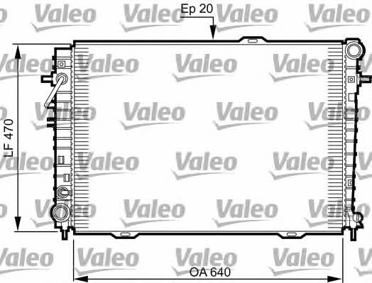 Valeo 735507 Радіатор охолодження двигуна 735507: Купити в Україні - Добра ціна на EXIST.UA!