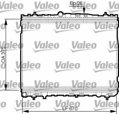 Valeo 735514 Радіатор охолодження двигуна 735514: Купити в Україні - Добра ціна на EXIST.UA!