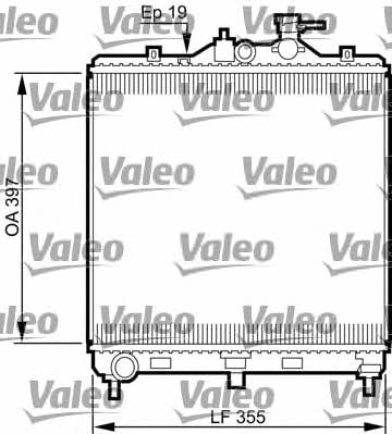 Valeo 735522 Радіатор охолодження двигуна 735522: Купити в Україні - Добра ціна на EXIST.UA!