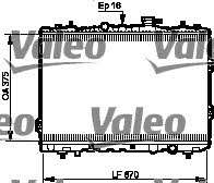 Valeo 735525 Радіатор охолодження двигуна 735525: Купити в Україні - Добра ціна на EXIST.UA!