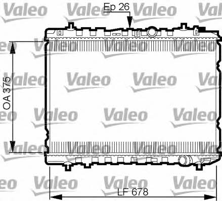 Valeo 735526 Радіатор охолодження двигуна 735526: Купити в Україні - Добра ціна на EXIST.UA!