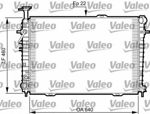Valeo 735542 Радіатор охолодження двигуна 735542: Приваблива ціна - Купити в Україні на EXIST.UA!