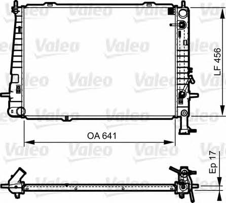 Valeo 735563 Радіатор охолодження двигуна 735563: Купити в Україні - Добра ціна на EXIST.UA!