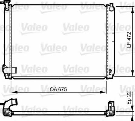 Valeo 735571 Радіатор охолодження двигуна 735571: Купити в Україні - Добра ціна на EXIST.UA!